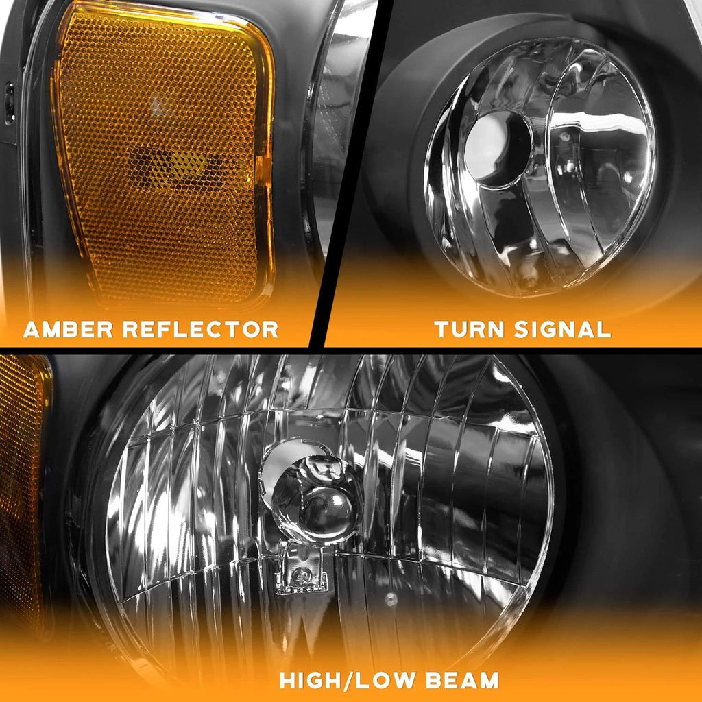 Headlight Assembly Pair